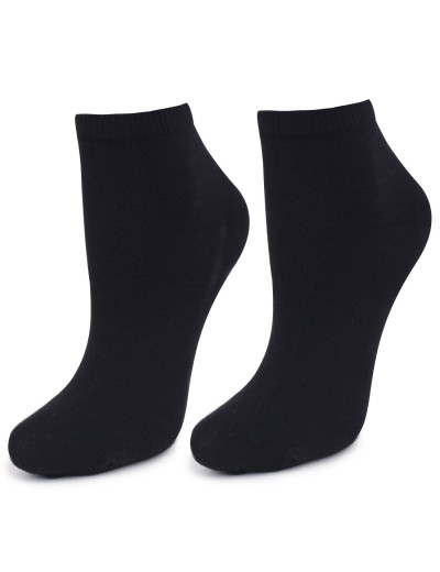 Носочки хлопковые укороченные Marilyn FORTE 58 B черный, Цвет: черный, Размеры: 36/40