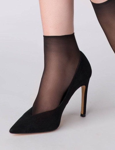 Эластичные носочки Marilyn PETKI NO STRESS 15 den чёрный, Цвет: чёрный, Размеры: UN, изображение 2