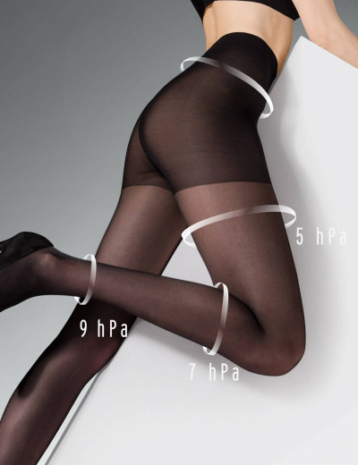 Колготки профилактические Marilyn RELAX 50 den чёрный, Цвет: чёрный, Размеры: 5, изображение 3