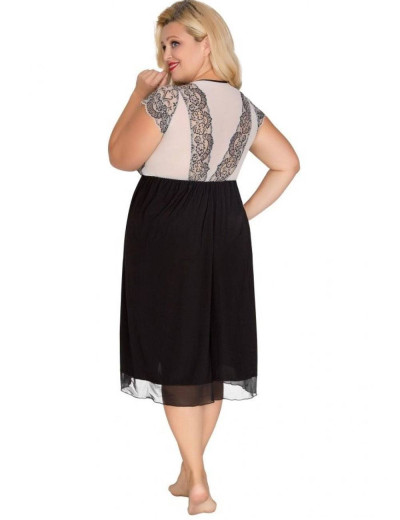 Ночная сорочка для пышной груди Akcent 534, Цвет: черный, Размеры: L, изображение 2