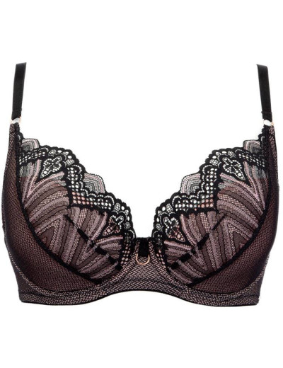 Бюстгальтер балконет пуш-ап Alles NOEL P-UP, Цвет: черный, Размеры: 60D, изображение 4