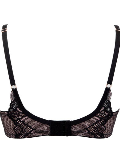 Бюстгальтер балконет пуш-ап Alles NOEL P-UP, Цвет: черный, Размеры: 60D, изображение 5