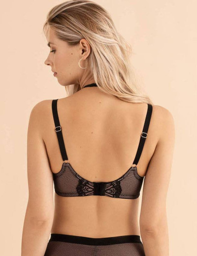 Бюстгальтер полумягкий Alles NOEL PU без стрэпов, Цвет: черный, Размеры: 65G, изображение 2