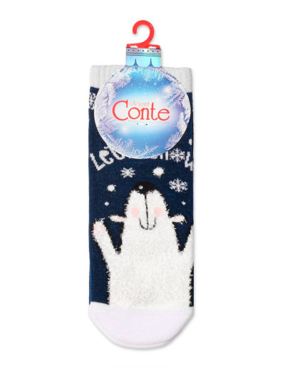 Носки женские CONTE 19С-67СП 520 темно-синий, Цвет: темно-синий, Размеры: 36/39, изображение 3