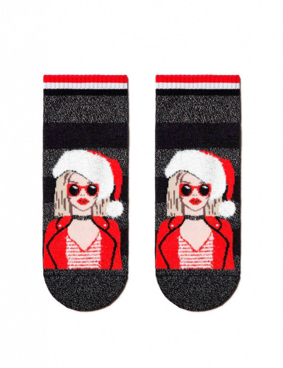 Черные женские носки CONTE 19С-83СП 162, Цвет: черный, Размеры: 36/39, изображение 2