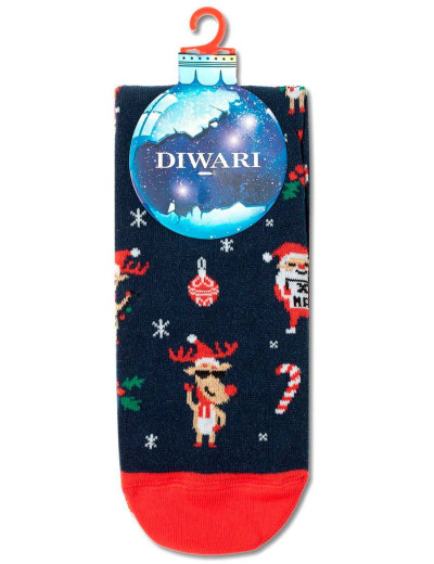 Укороченные носки Conte DIWARI 20С-62СП 517 темно-синий, Цвет: темно-синий, Размеры: 42/45, изображение 2