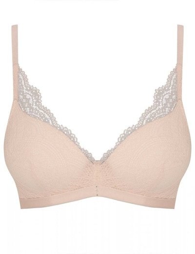 Бюстгальтер пуш-ап без косточек Esotiq FREEDOM 38407 пудровый, Цвет: пудровый, Размеры: 65E, изображение 4