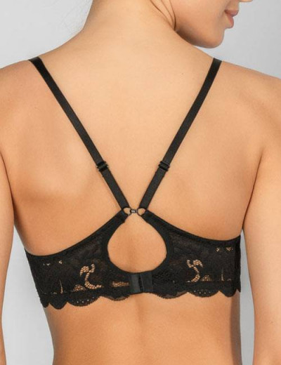 Бюстгальтер балконет Mioocchi LAURA 7542 nero, Цвет: nero, Размеры: 75D, изображение 2