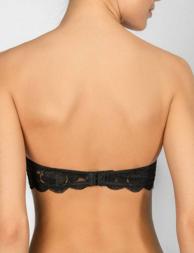 Бюстгальтер бандо с пуш-ап Mioocchi LAURA 7543 nero, Цвет: nero (черный), Размеры: 85D, изображение 5