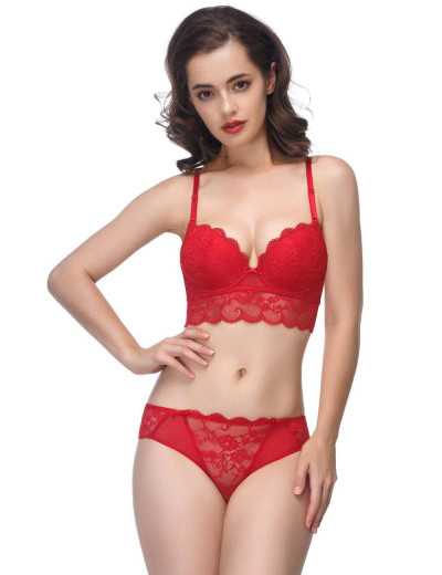 Бюстье с декоративной спинкой Mioocchi WANDA 7511 fuoco, Цвет: fuoco (красный), Размеры: 85C, изображение 4