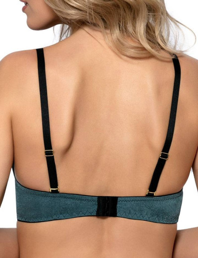 Бюстгальтер балконет с двойным пуш-ап Nipplex AGNES P-UP, Цвет: зеленый, Размеры: 70D, изображение 2