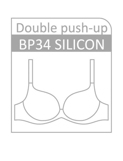 Бюстгальтер балконет с двойным пуш-ап Nipplex AGNES P-UP, Цвет: зеленый, Размеры: 70D, изображение 4