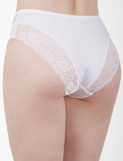 Трусы слипы миди Albina L CHARM 211 белый, Цвет: белый, Размеры: S, изображение 2 Трусы слипы миди Albina L CHARM 211 белый, Цвет: белый, Размеры: S, изображение 2