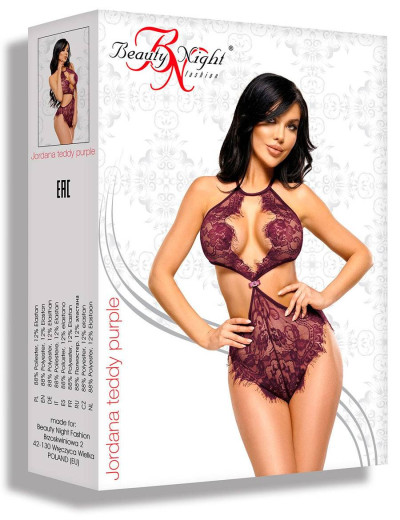 Эротическое боди Beauty Night JORDANA TEDDY фиолетовый, Цвет: фиолетовый, Размеры: L/XL, изображение 5