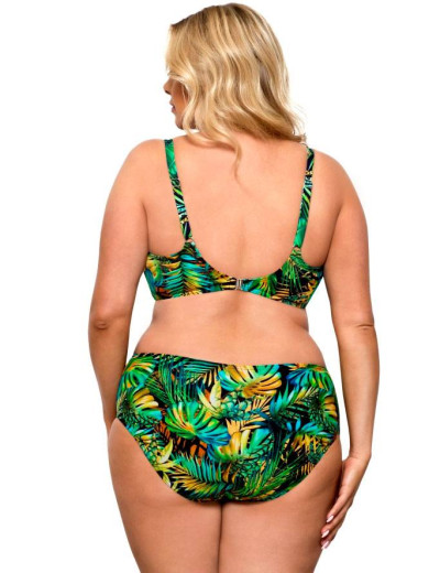 Раздельный купальник с мягкой чашкой Lorin L3091/1 BIG, Цвет: флора, Размеры: 85C, изображение 2