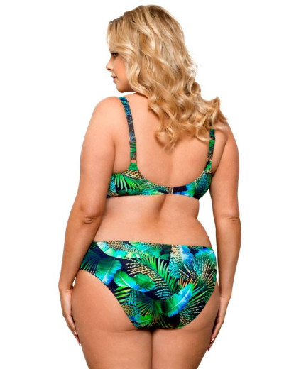 Раздельный купальник с мягкой чашкой Lorin L3095/1 BIG, Цвет: флора, Размеры: 90C, изображение 2