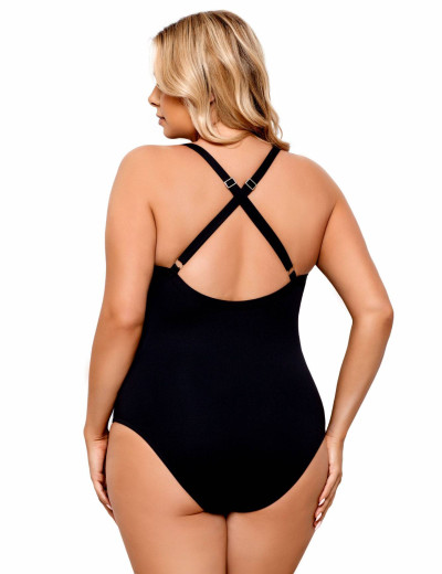 Слитный купальник Lorin L4385/1 BIG, Цвет: черный, Размеры: XL, изображение 2