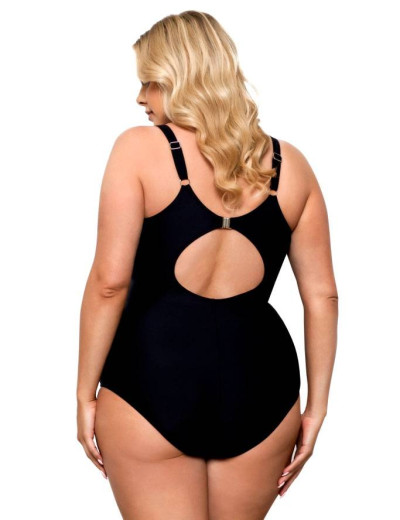 Слитный купальник майо Lorin L4386/1 BIG, Цвет: черный, Размеры: 85C, изображение 2