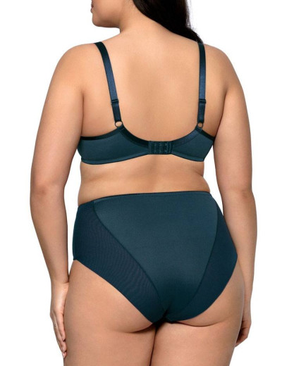 Мягкий формованный бюстгальтер Mefemi ANITA U minimizer изумруд, Цвет: изумруд, Размеры: 80C, изображение 4