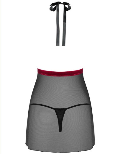 Соблазнительный бэби-долл + стринги Obsessive ROSSITA BABYDOLL, Цвет: черный, Размеры: L/XL, изображение 4 Соблазнительный бэби-долл + стринги Obsessive ROSSITA BABYDOLL, Цвет: черный, Размеры: L/XL, изображение 4