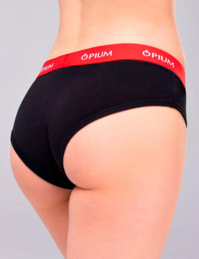 Трусы шорты хлопковые Opium T-31 черный, Цвет: черный, Размеры: S, изображение 2