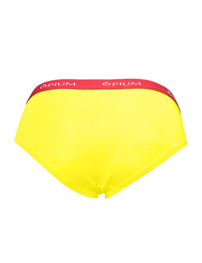 Трусы шорты хлопковые Opium T-31 желтый, Цвет: желтый, Размеры: S, изображение 4