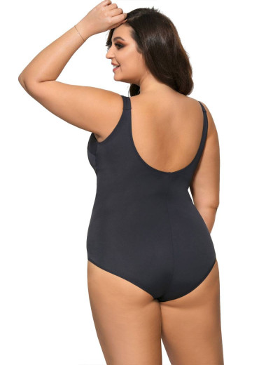 Закрытый купальник для бассейна Ava SKJ32, Цвет: графит, Размеры: 75F, изображение 2