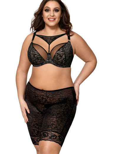 Бюстгальтер полумягкий со съемным кружевным декором Ava LOOK AT ME 1906 PU, Цвет: черный, Размеры: 65E, изображение 3