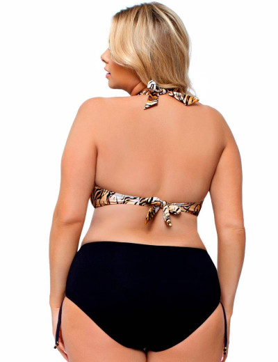 Раздельный купальник с мягкой чашкой Lorin L3081/1 BIG, Цвет: мультиколор, Размеры: 80D, изображение 2