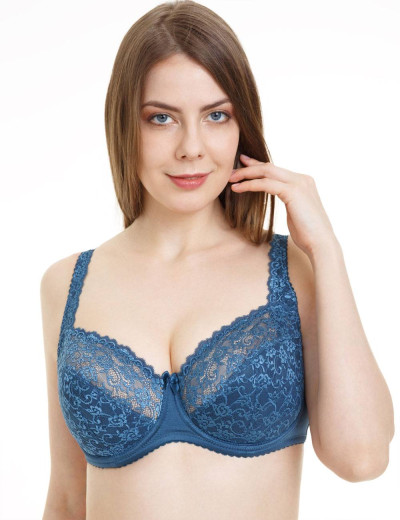 Бюстгальтер полумягкий Simona M 900 топаз, Цвет: топаз, Размеры: 80G, изображение 7