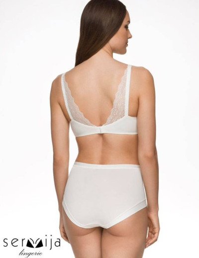 Трусы макси Sermija 176-18-AK / 177-18-AK молочный, Цвет: молочный, Размеры: XL, изображение 3