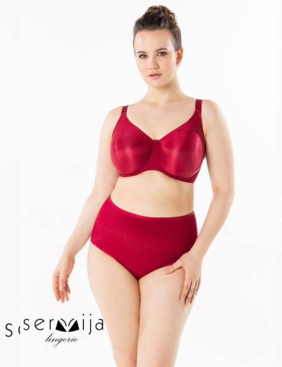 Трусы слипы высокие Sermija MARI 178-19-AK / 179-19-AK красная румба, Цвет: красная румба, Размеры: 2XL, изображение 5