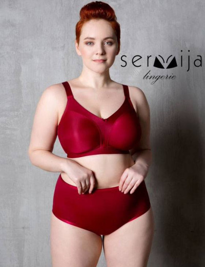 Трусы слипы высокие Sermija MARI 178-19-AK / 179-19-AK красная румба, Цвет: красная румба, Размеры: 2XL, изображение 7