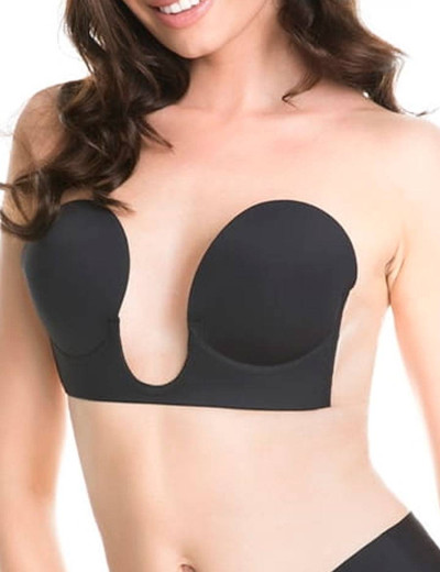 Бюстгальтер-невидимка на каркасах Julimex Vibra черный, Цвет: черный, Размеры: A, изображение 2