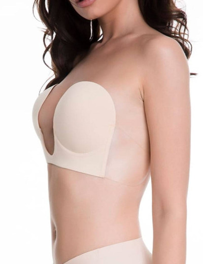 Бюстгальтер-невидимка на каркасах Julimex Vibra телесный, Цвет: телесный, Размеры: A, изображение 4