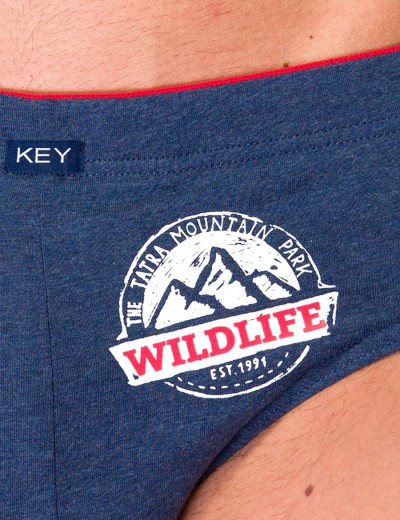 Комплект трусов слипов Key MPP 716 A21 (2 шт), Цвет: темно-синий+розовый, Размеры: M, изображение 3