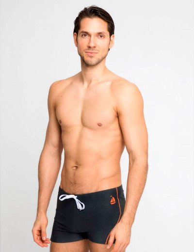 Плавки боксеры мужские LEYEROO BRIAN 002, Цвет: графит, Размеры: XL, изображение 2