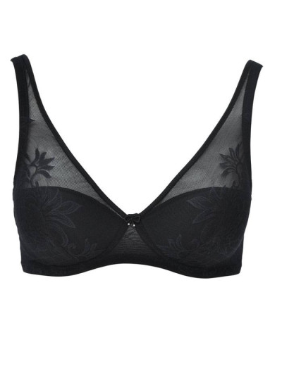 Бюстгальтер бралетт без косточек Leilieve FREE C1001 nero, Цвет: nero (черный), Размеры: 65B, изображение 6