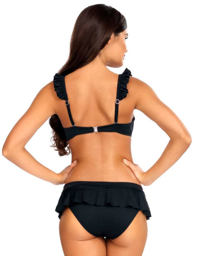 Раздельный купальник пуш-ап Lorin L2364/1, Цвет: черный, Размеры: 70B, изображение 2