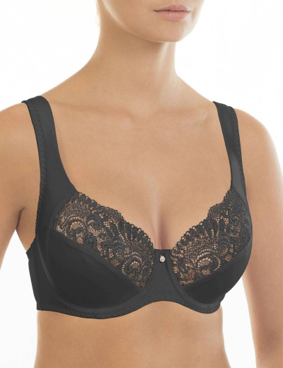 Бюстгальтер мягкий с подкроем Nikol Djumon 132 15B черный, Цвет: черный, Размеры: 90H, изображение 5 Бюстгальтер мягкий с подкроем Nikol Djumon 132 15B черный, Цвет: черный, Размеры: 90H, изображение 5