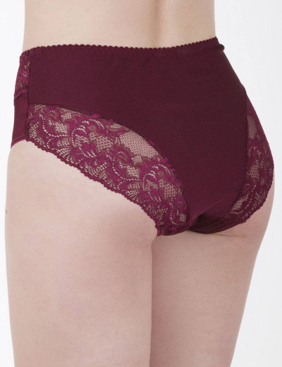 Трусы слипы Simona M 035/30 бордовый, Цвет: бордо, Размеры: M, изображение 2