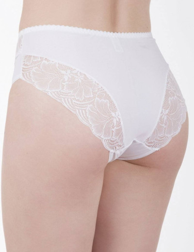 Трусы слипы Simona M 035/24 белый, Цвет: белый, Размеры: M, изображение 2