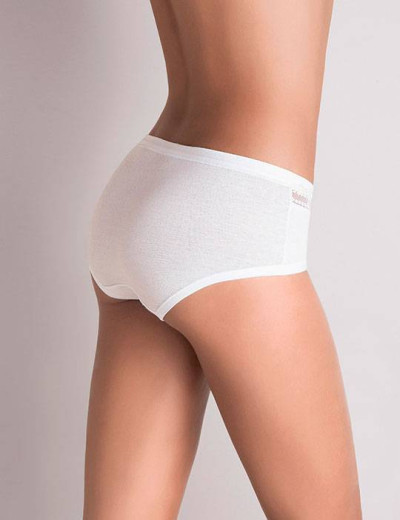 Набор хлопковых трусов слипы-миди Cotonella GD168 L_ALTRA bianco (2 шт), Цвет: bianco (белый), Размеры: M, изображение 2