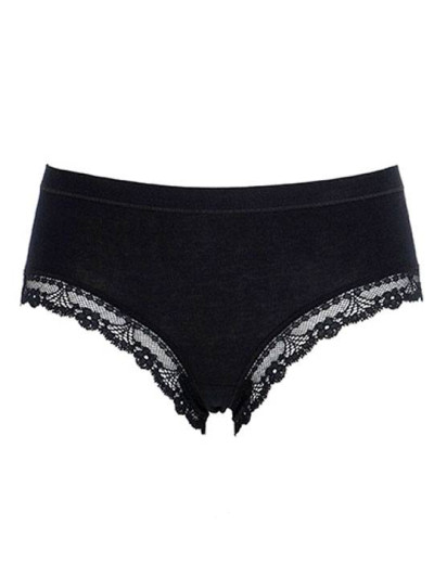 Набор хлопковых трусов слипы-миди Cotonella GD290 L_ALTRA nero (2 шт), Цвет: nero (черный), Размеры: S, изображение 3