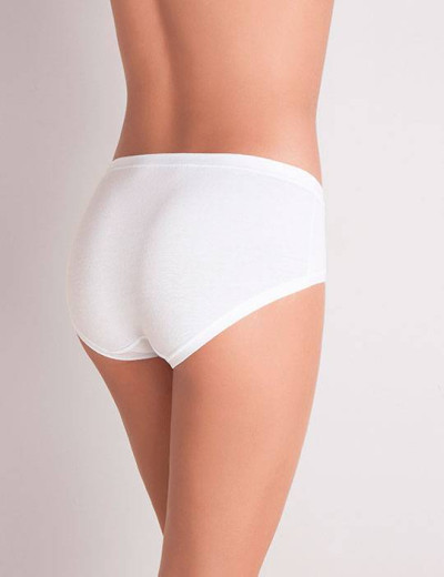 Набор хлопковых трусов слипы-миди Cotonella GD130 L_ALTRA bianco (2 шт), Цвет: bianco (белый), Размеры: L, изображение 2