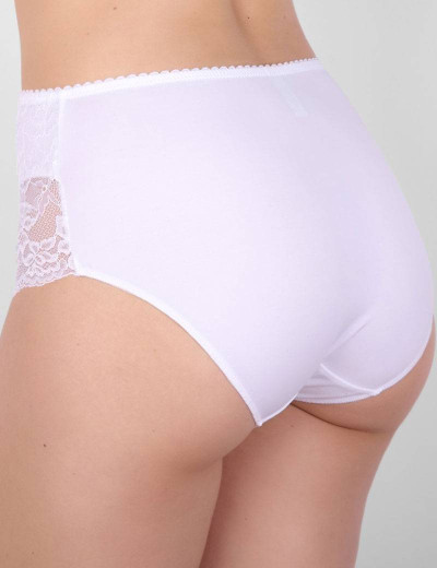 Высокие трусы слипы Elli 420 белый, Цвет: белый, Размеры: L, изображение 2