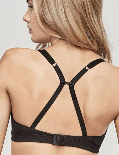 Хлопковый бюстгальтер бралетт Infiore TANGO 855 nero, Цвет: nero (черный), Размеры: M, изображение 2