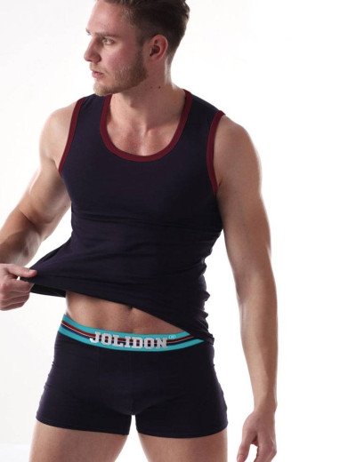 Трусы боксеры Jolidon N265BL dark blue, Цвет: dark blue (темно-син, Размеры: XL, изображение 2