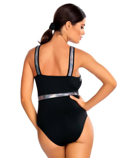 Слитный купальник Lorin L4423/1, Цвет: черный, Размеры: S, изображение 2