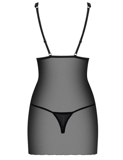 Сексуальная сорочка с трусиками Obsessive LUCITA CHEMISE, Цвет: черный, Размеры: S/M, изображение 4 Сексуальная сорочка с трусиками Obsessive LUCITA CHEMISE, Цвет: черный, Размеры: S/M, изображение 4